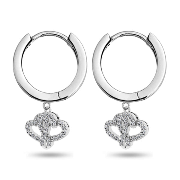Personalised 925 Sterling Silver Name Message Earrings for Teen Women
