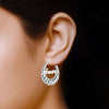 Personalised 925 Sterling Silver Name Shrimp Click Top Hoop Earrings for Teen Women