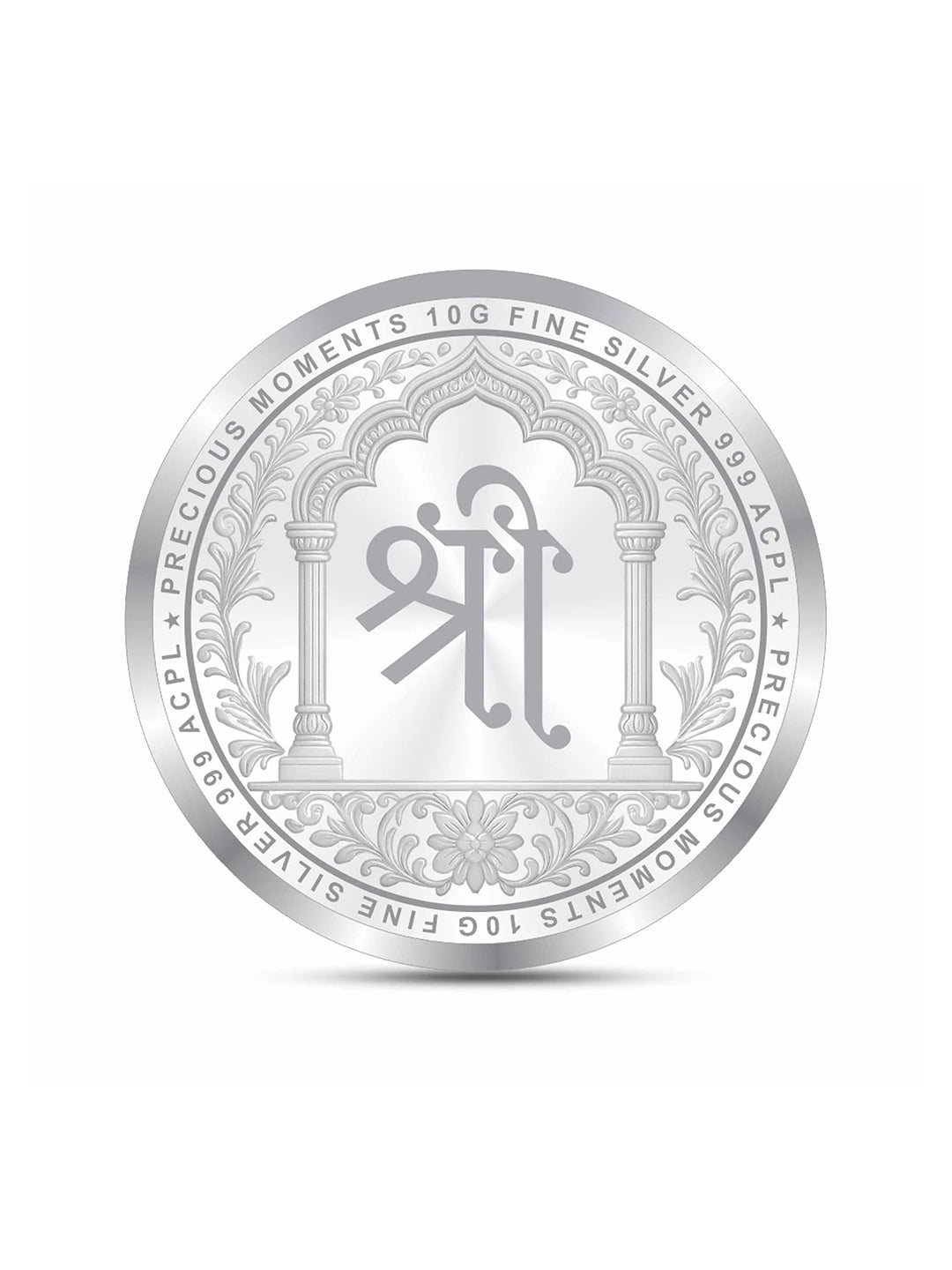 BIS Hallmarked Laxmi Ganesh & Saraswati Silver Coin With 999 Purity