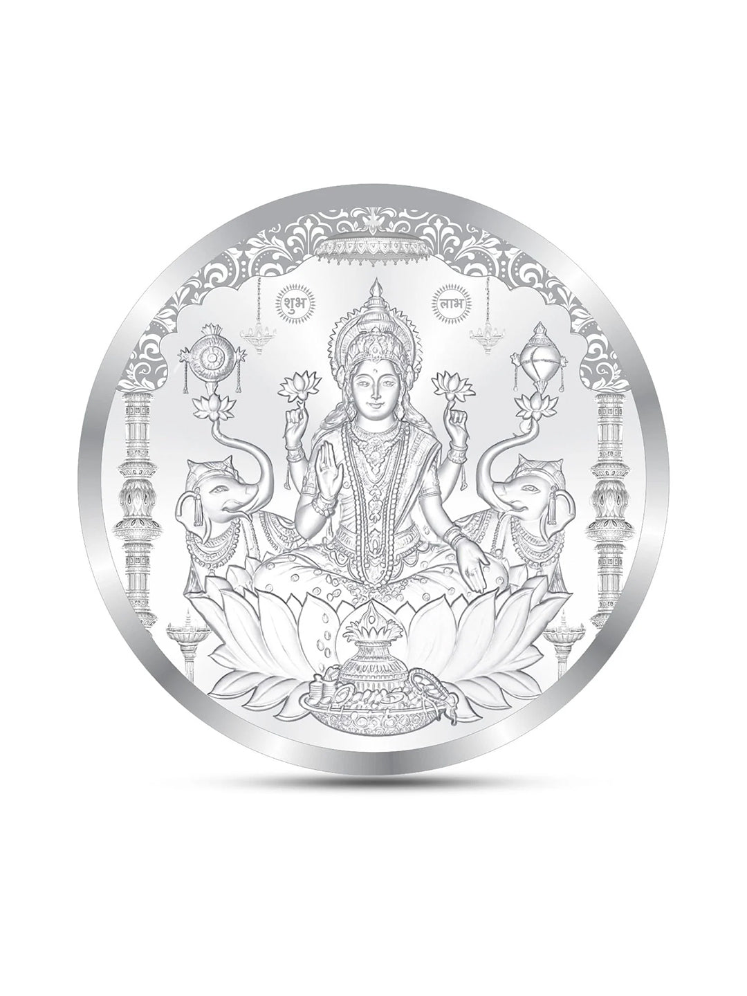 BIS Hallmarked Laxmi ji Silver Coin With 999 Purity