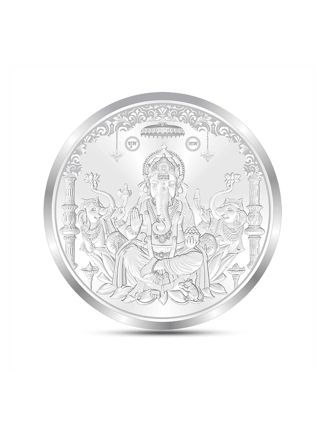 BIS Hallmarked Ganesh Ji Silver Coin With 999 Purity