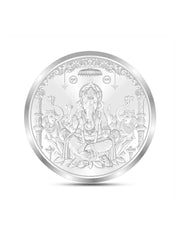 BIS Hallmarked Ganesh Ji Silver Coin With 999 Purity