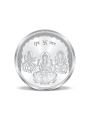 BIS Hallmarked Laxmi Ganesha & Saraswati 999 Pure Silver Coin