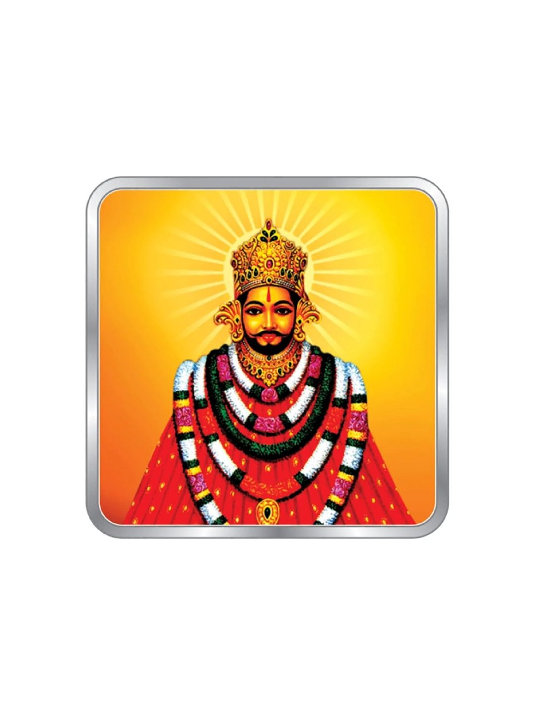 BIS Hallmarked Silver Coin Khatu Shyam Ji 999 Pure