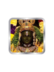 BIS Hallmarked Square Lord Ram Ji Face Ayodhya Temple Silver Coin 999 Pure