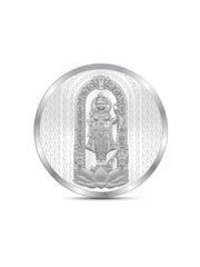 BIS Hallmarked Silver Coin Lord Ram Lalla | Ayodhya Temple | Ram Mandir with Gift Box 999 Pure