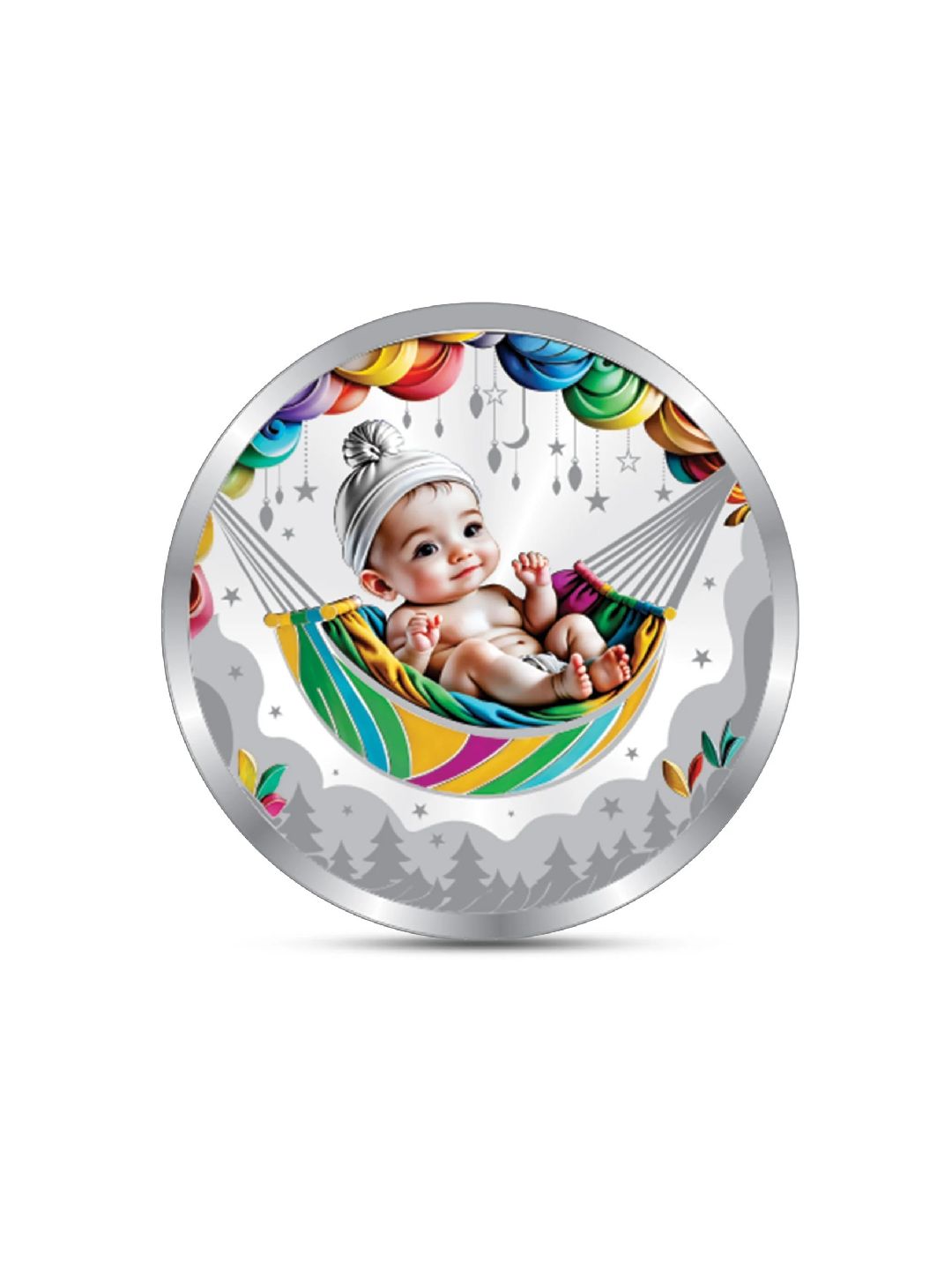 BIS Hallmarked New-Born Baby 999 Pure Silver Coin