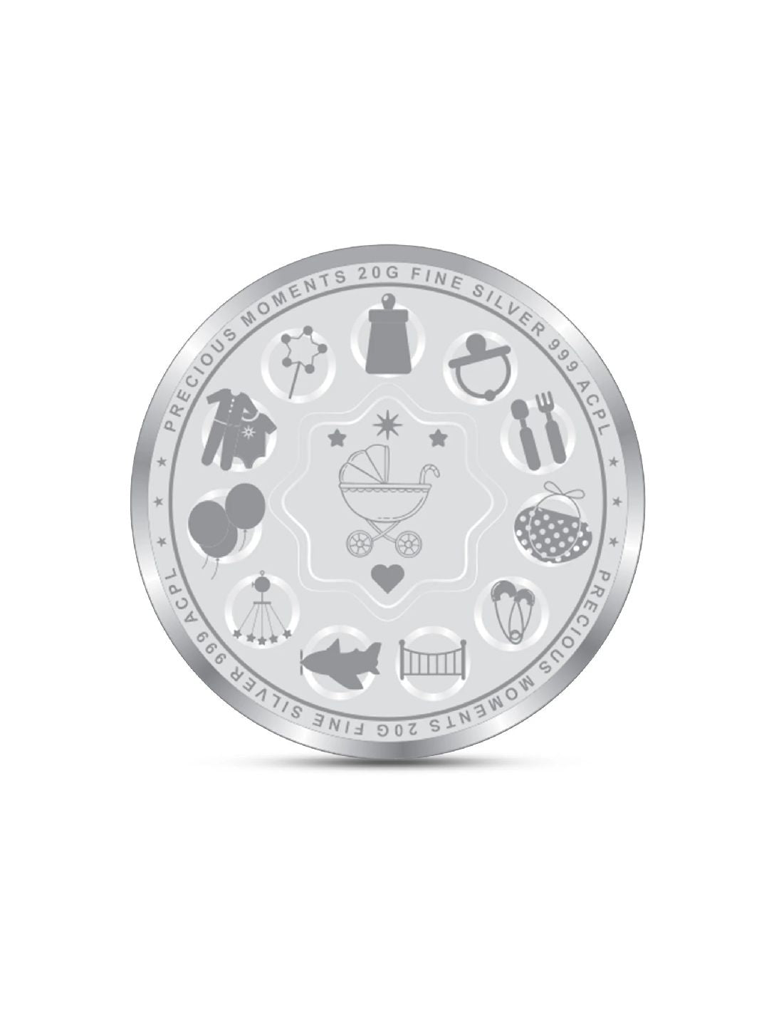 BIS Hallmarked New-Born Baby 999 Pure Silver Coin