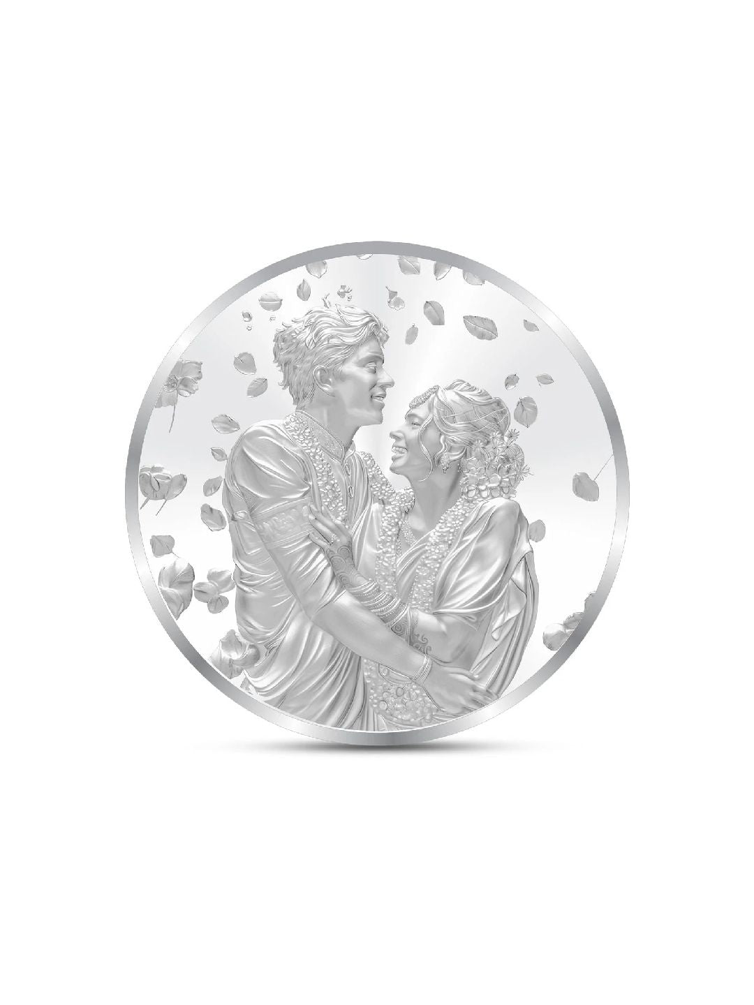 BIS Hallmarked 999 Pure Silver Celebrate Eternal Bonds with Our Exclusive Wedding Silver Coin