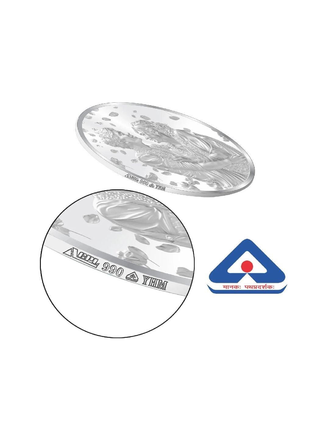 BIS Hallmarked 999 Pure Silver Celebrate Eternal Bonds with Our Exclusive Wedding Silver Coin