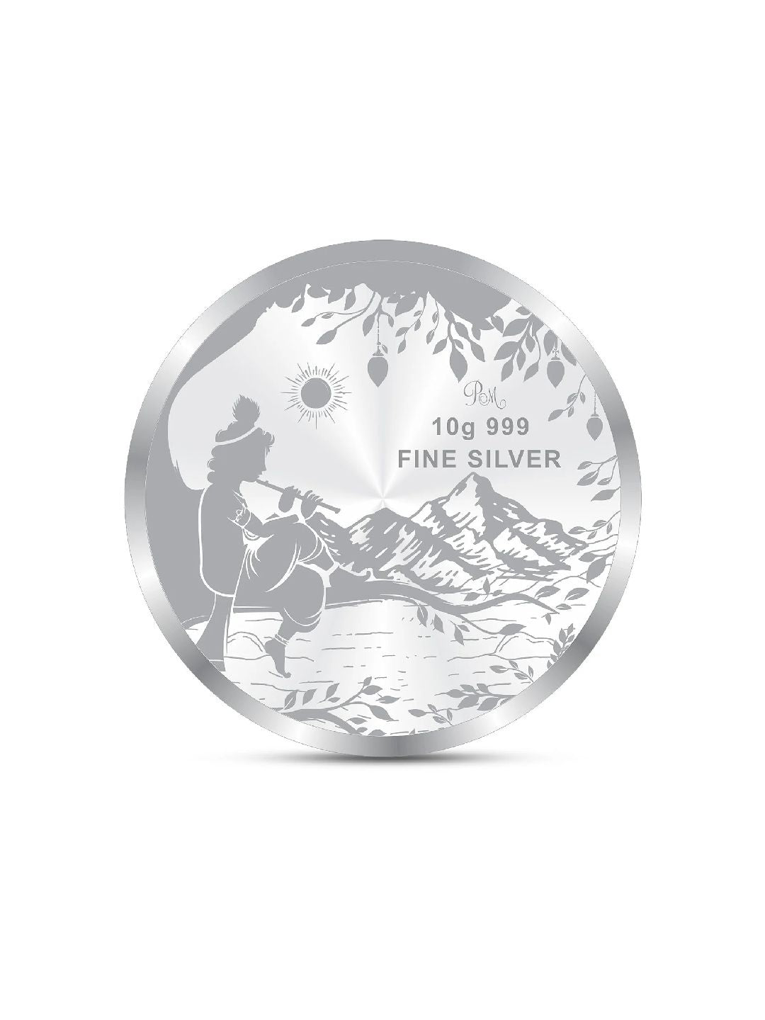 BIS Hallmarked Laddu Gopal Silver Coin 999 Pure