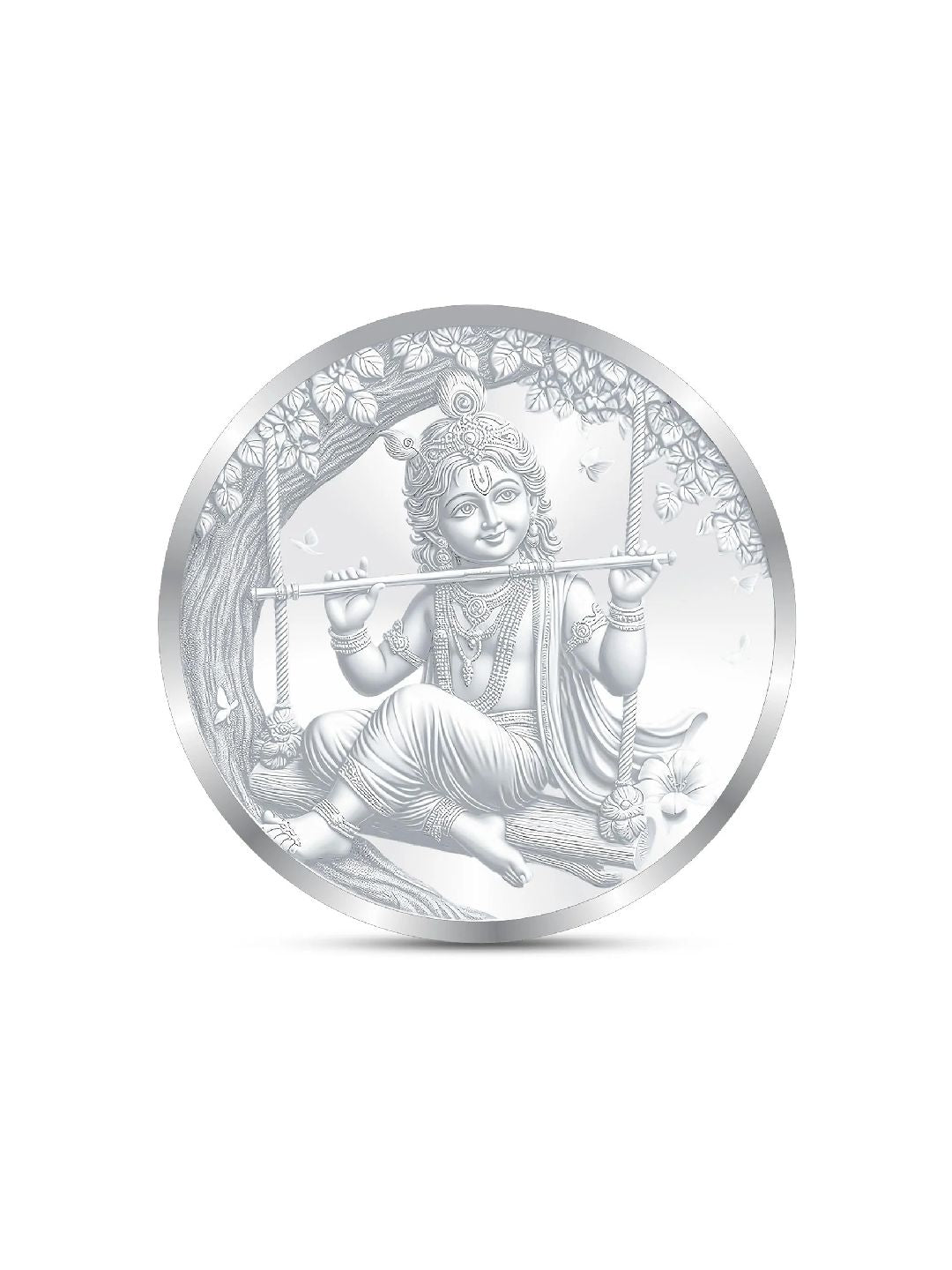 BIS Hallmarked Laddu Gopal Silver Coin 999 Pure