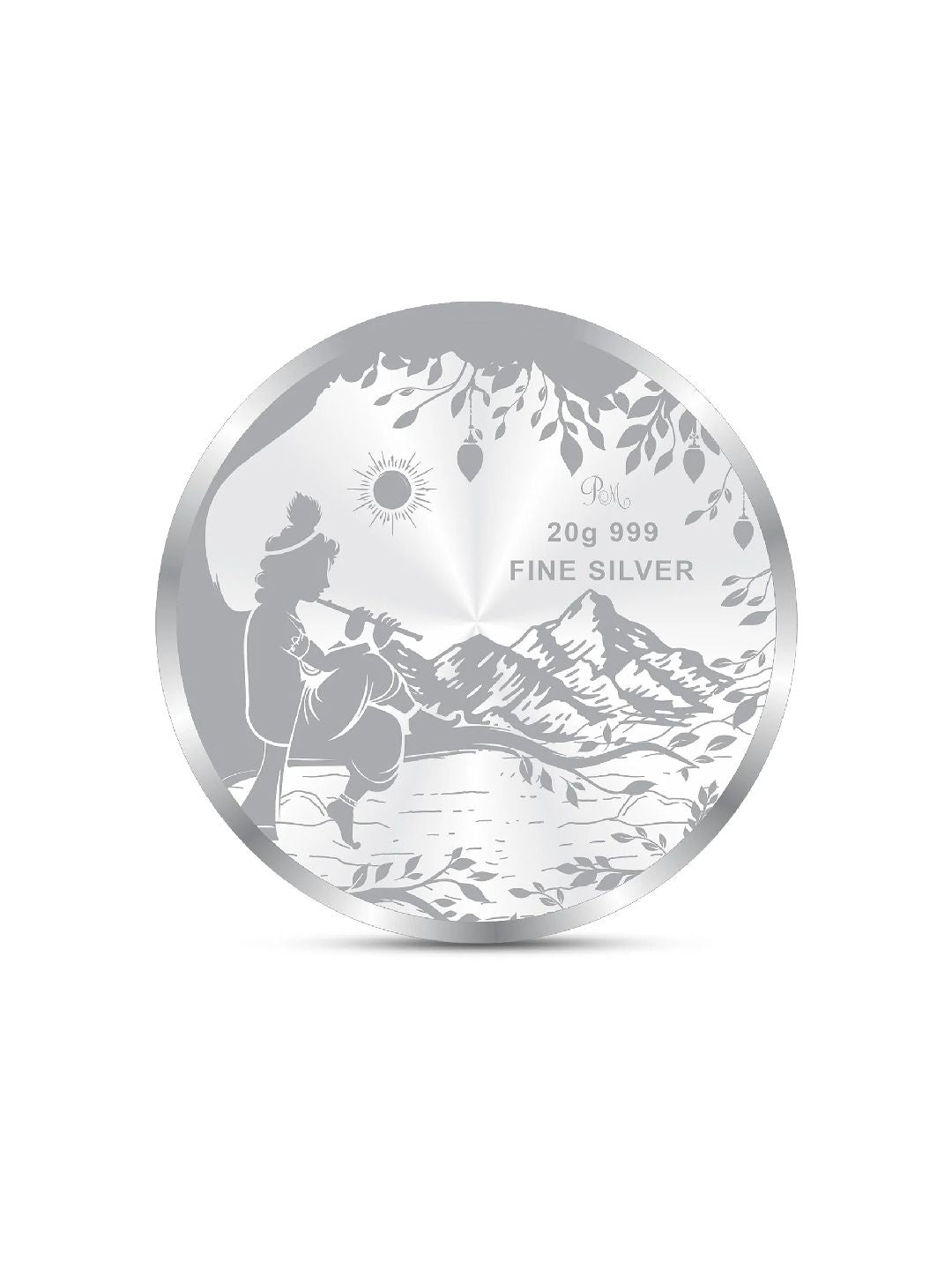 BIS Hallmarked Laddu Gopal Silver Coin 999 Pure