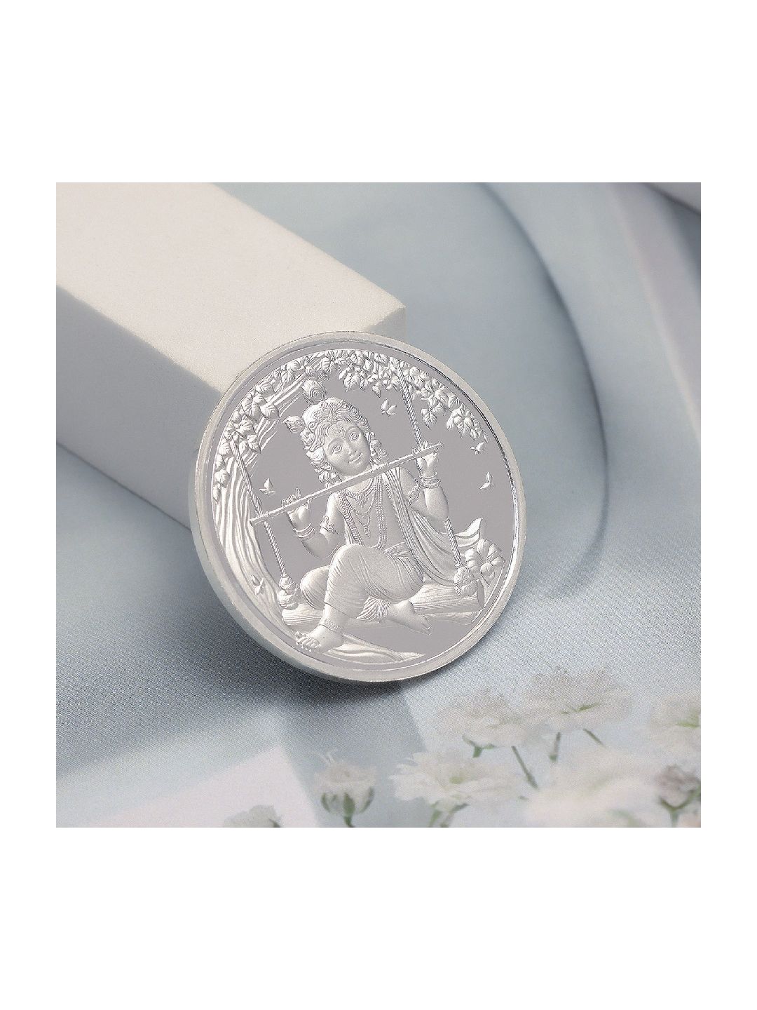 BIS Hallmarked Laddu Gopal Silver Coin 999 Pure