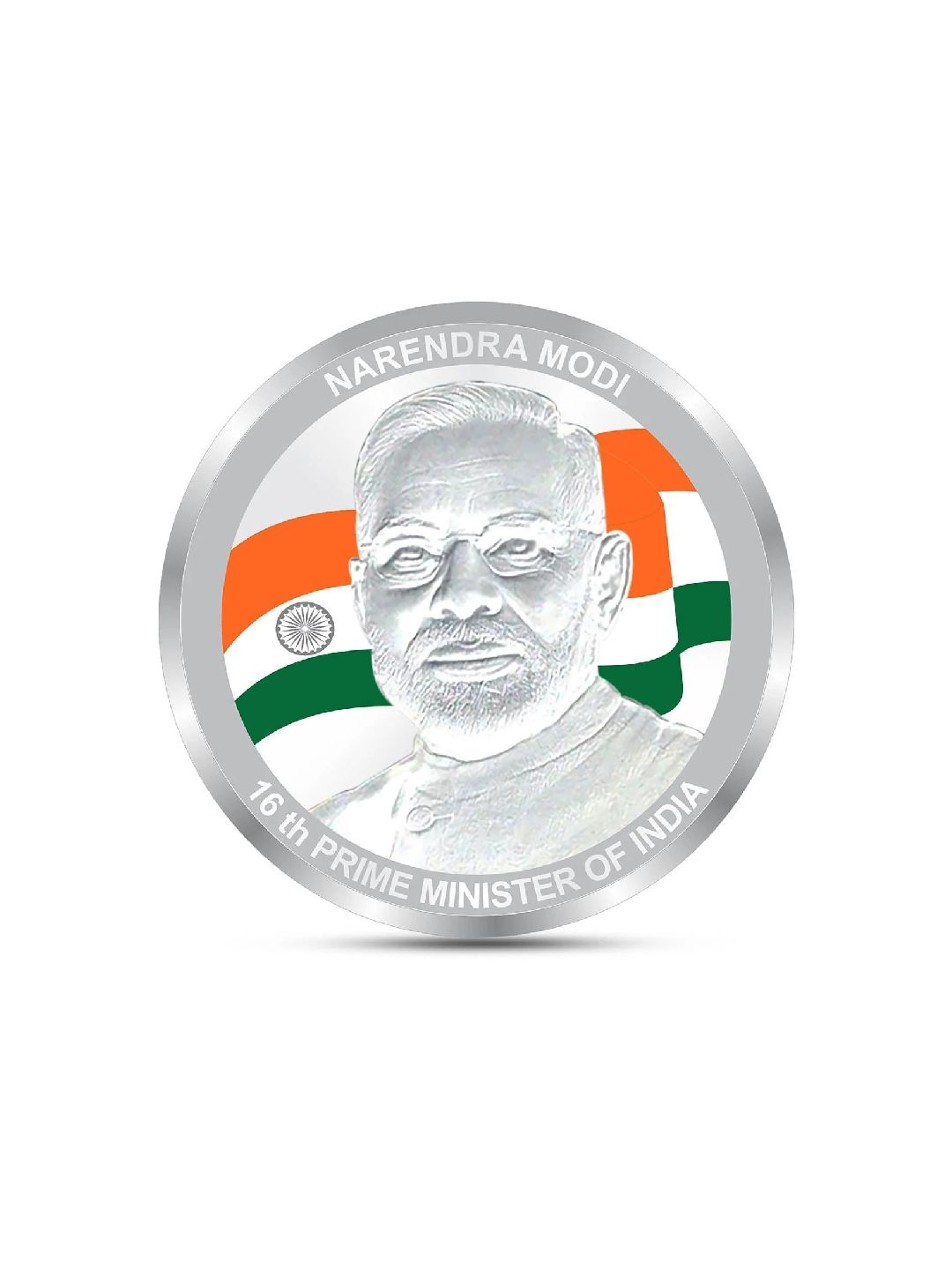 BIS Hallmarked 20 Gram PM Modi Ji Silver Coin 999 Purity