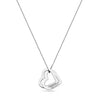 Personalised 925 Sterling Silver Interlocking Heart Couple Necklace for Teen Women