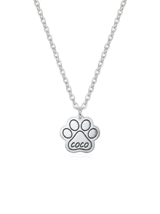 Personalized Dog Memorial Pendant Necklace