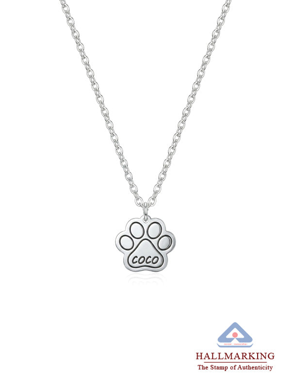 Personalized Dog Memorial Pendant Necklace
