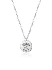 Personalized Pet Photo Name Necklace