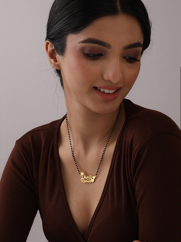 Personalized Couple Name Mangalsutra