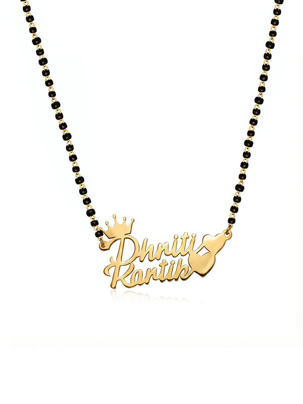 Personalized Couple Name Mangalsutra