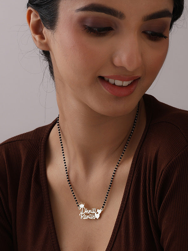 Personalized Couple Name Mangalsutra