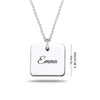 Personalised 925 Sterling Silver Charm Name Necklace for Teen Women