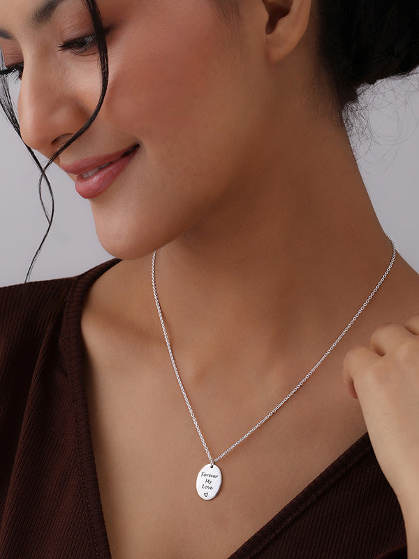 Personalized Actual Fingerprint Memorial Necklace