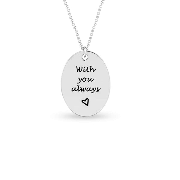 Personalised 925 Sterling Silver Actual Fingerprint Memorial Pendant Necklace for Men and Women