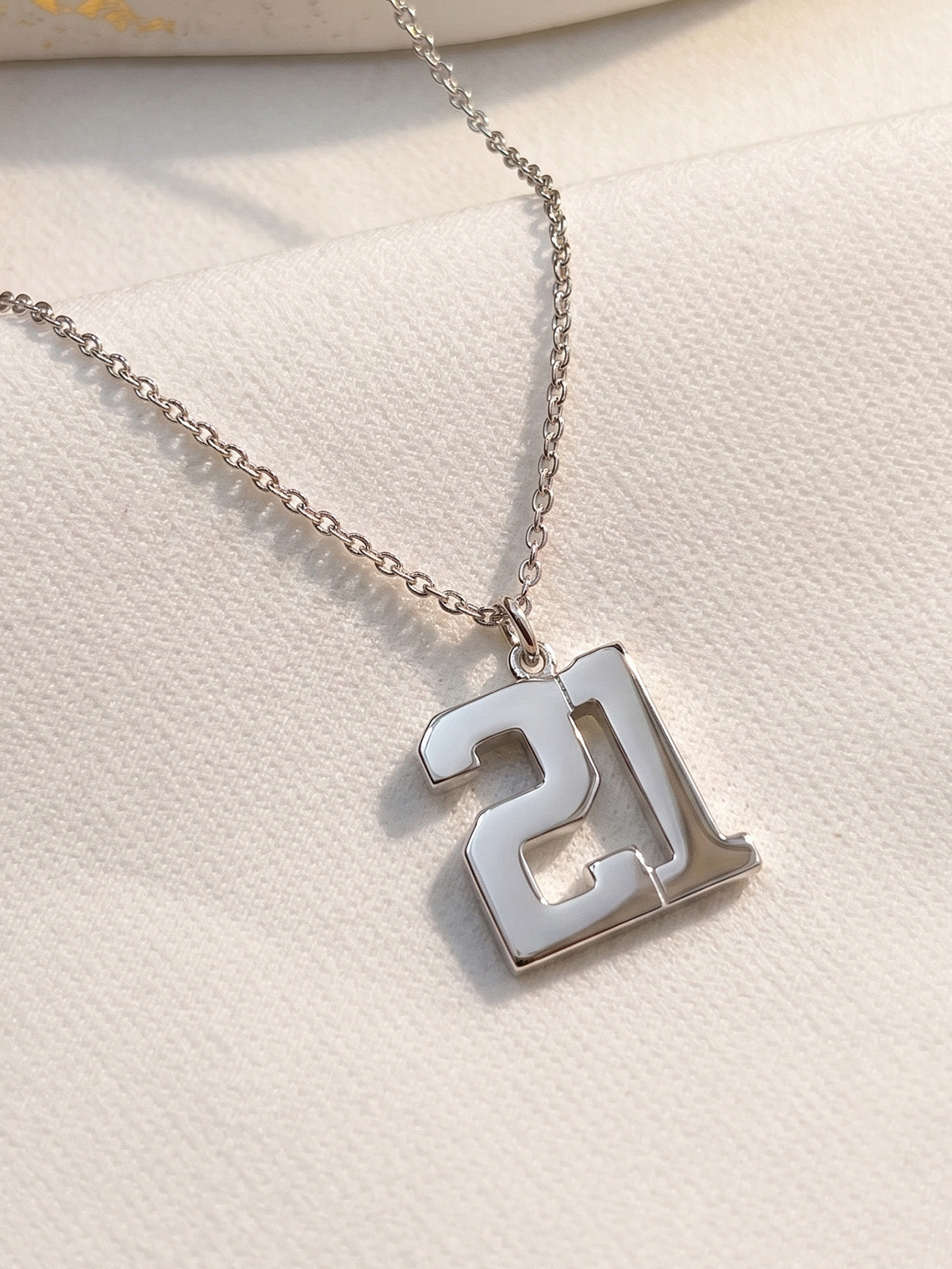 Personalized Sports Number Necklace for Men