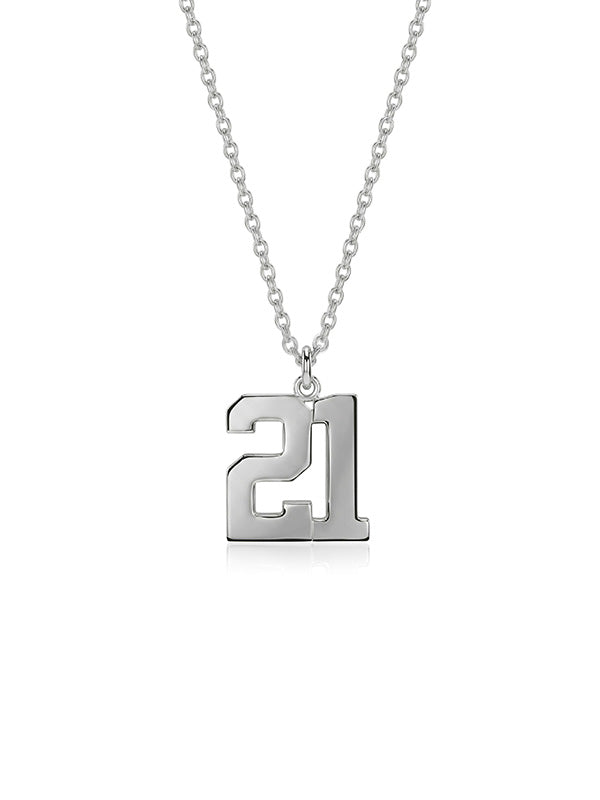 Personalized Sports Number Necklace
