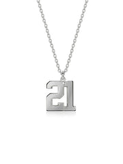 Personalized Sports Number Necklace for Men