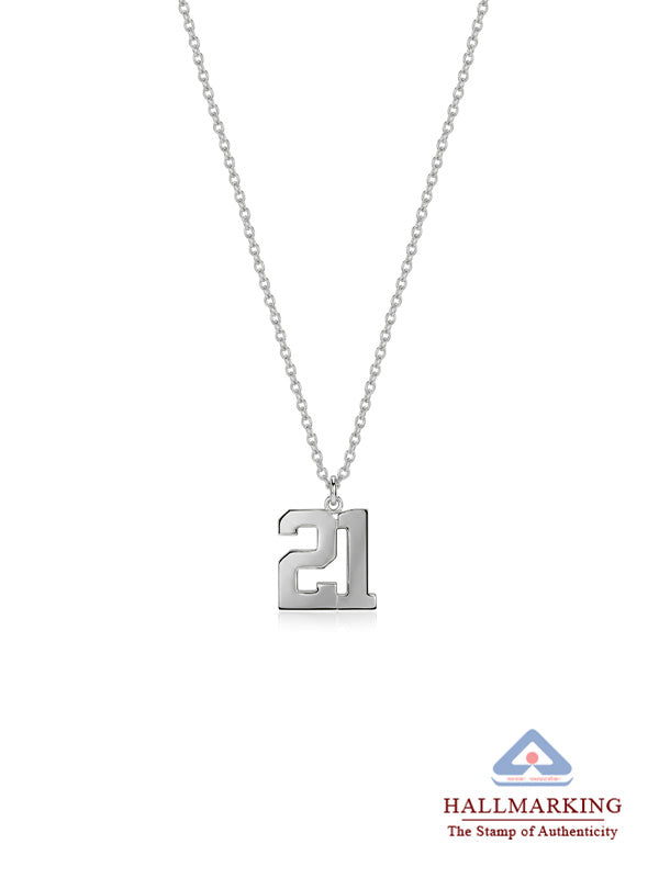 Personalized Sports Number Necklace for Men