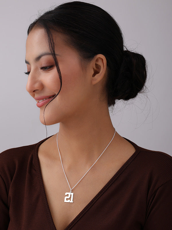 Personalized Sports Number Necklace