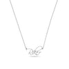 Personalised 925 Sterling Silver Handwriting Name Custom Necklace for Teen Women