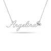 Personalised 925 Sterling Silver Name and Graduation Year Heart Necklace for Teen Women