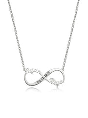 Eterna Personalized Infinity Couple-Date Women's Necklace