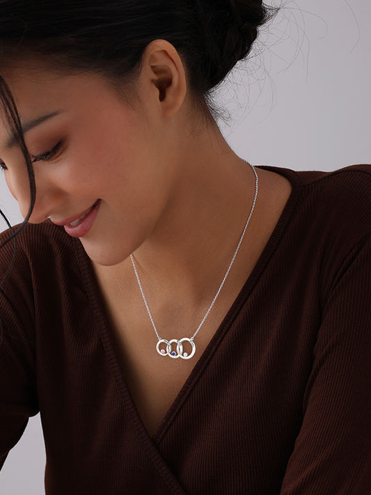 Personalized Family Circle Name Necklace