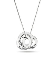 Personalized Russian Ring Family Necklace