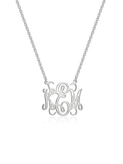 Personalized Monogram Circle Necklace