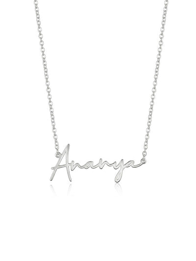 Nadia Personalized Classic Script Women's Necklace