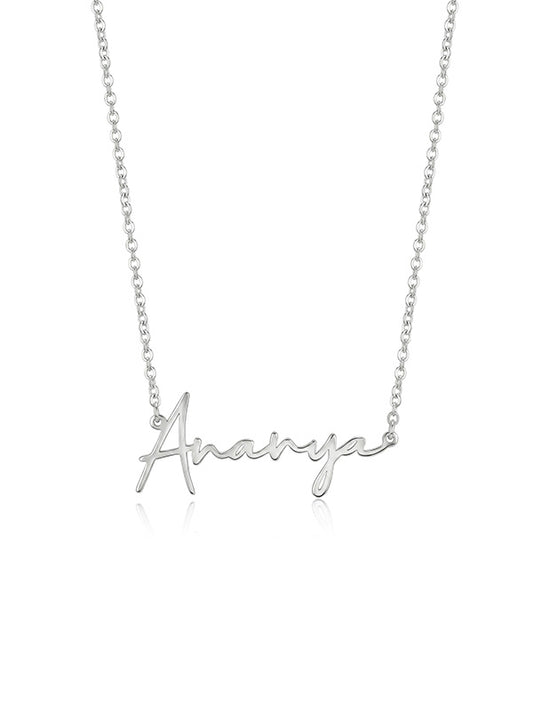 Nadia Personalized Classic Script Women's Necklace