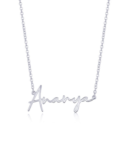 Personalized Classic Name Script Necklace