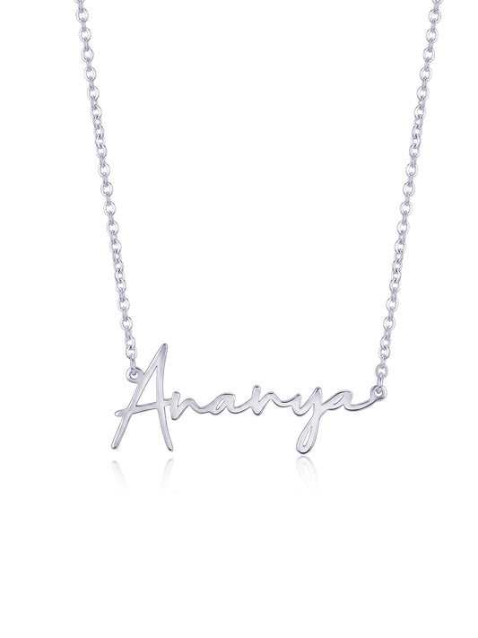 Personalized Classic Name Script Necklace