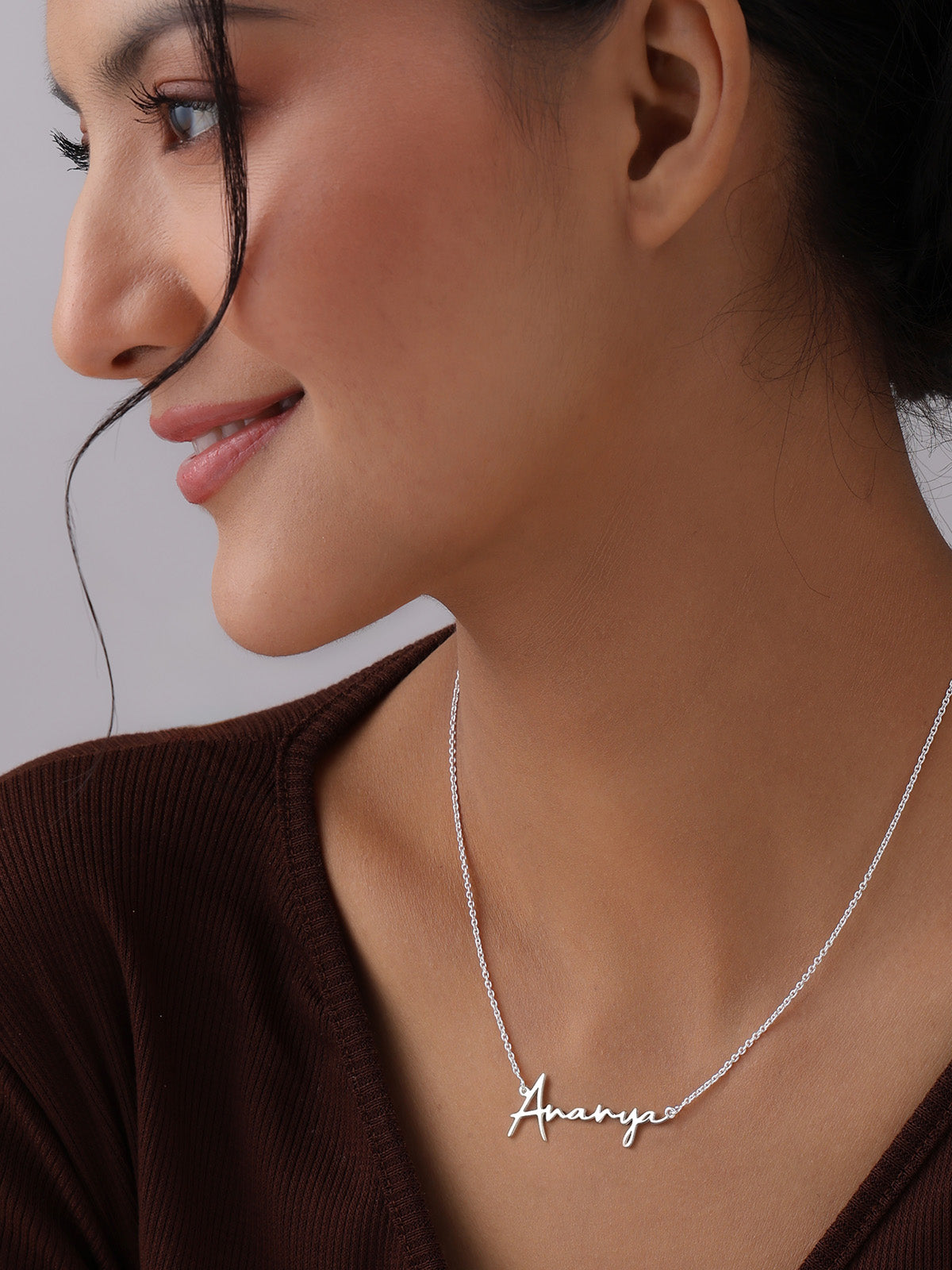 Personalized Classic Name Script Necklace