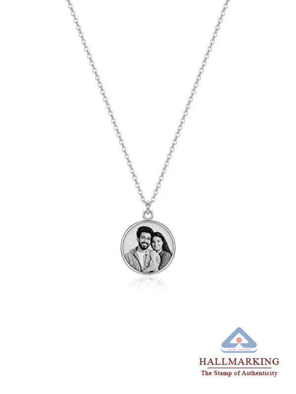 Personalized Double-Sided Photo Resin Necklace