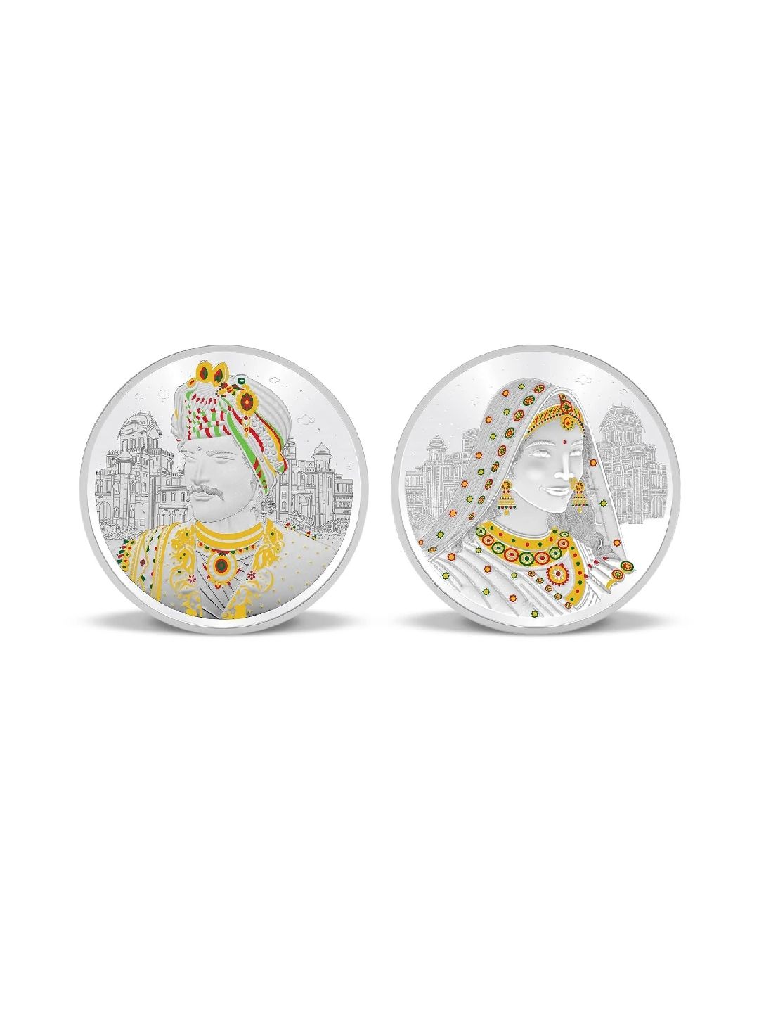 BIS Hallmarked King and Queen Silver Coin Combo 999 Pure