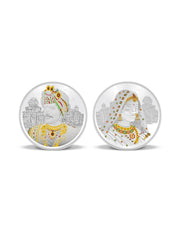 BIS Hallmarked King and Queen Silver Coin Combo 999 Pure
