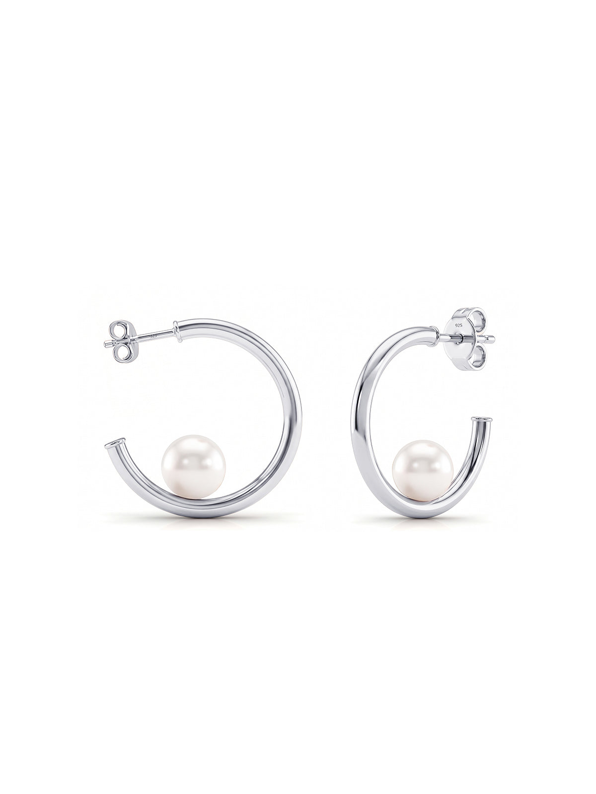 Pearl Arc Earrings
