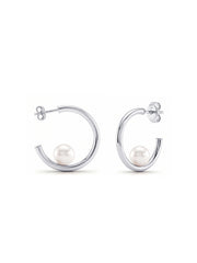 Pearl Arc Earrings